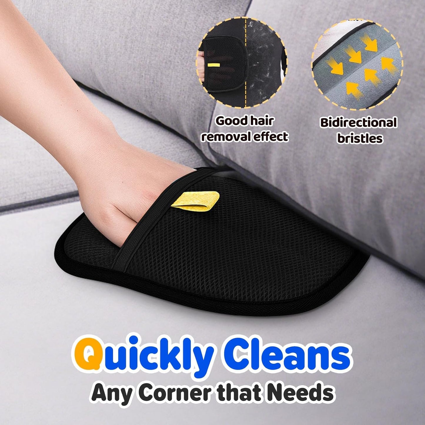 Pet Hair Remover Gloves for Cats & Dogs, Reusable