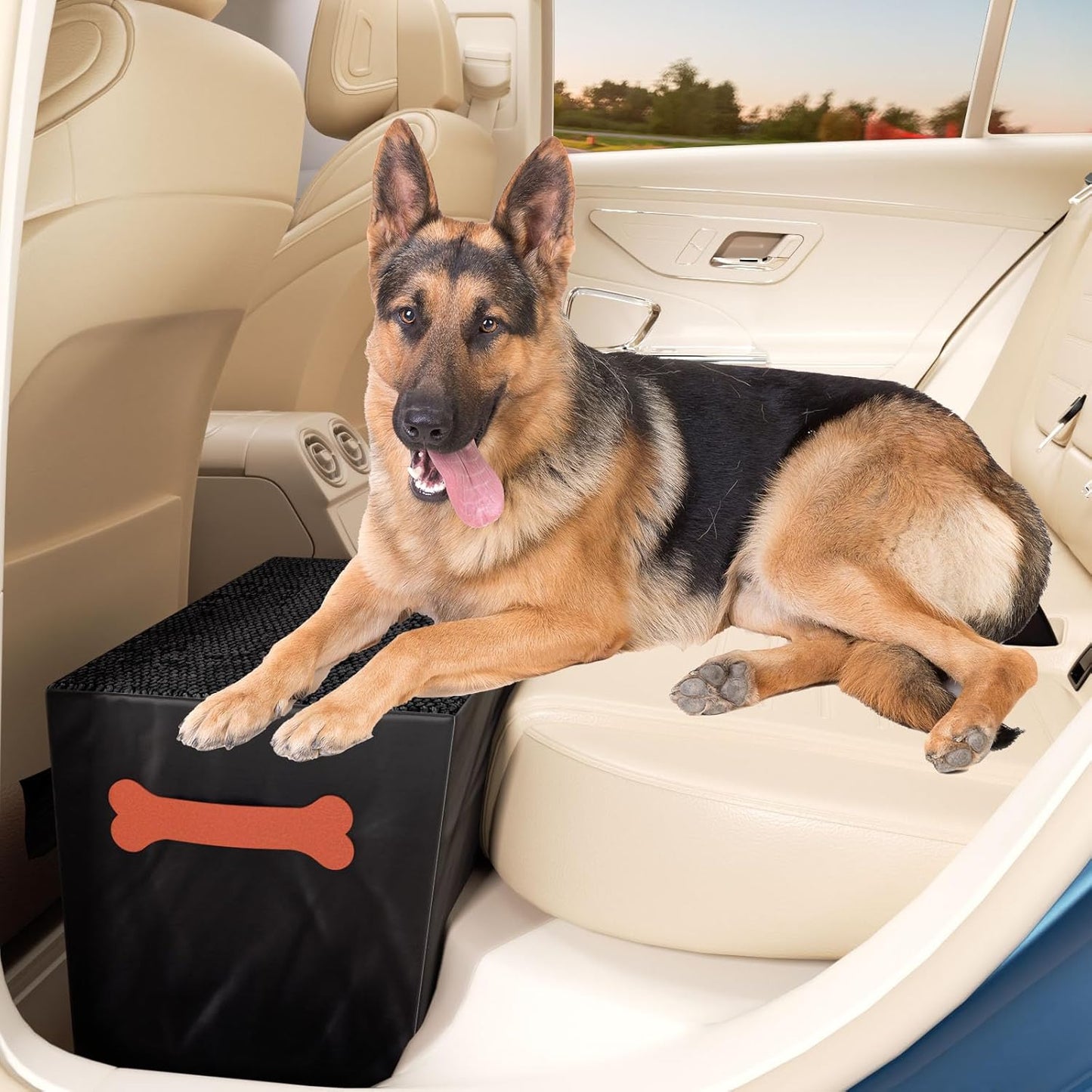 Front Back Seat Extender for Dogs, Dog Backseat Extender