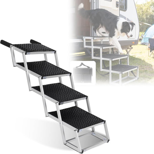 Dog Steps for Car, Portable Pet Stairs for Large/Small Dogs