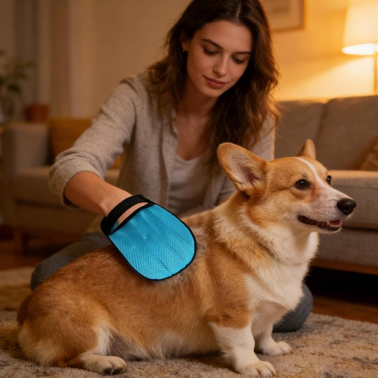 Dog Hair Remover Glove - Reusable Mitt for Pet Grooming