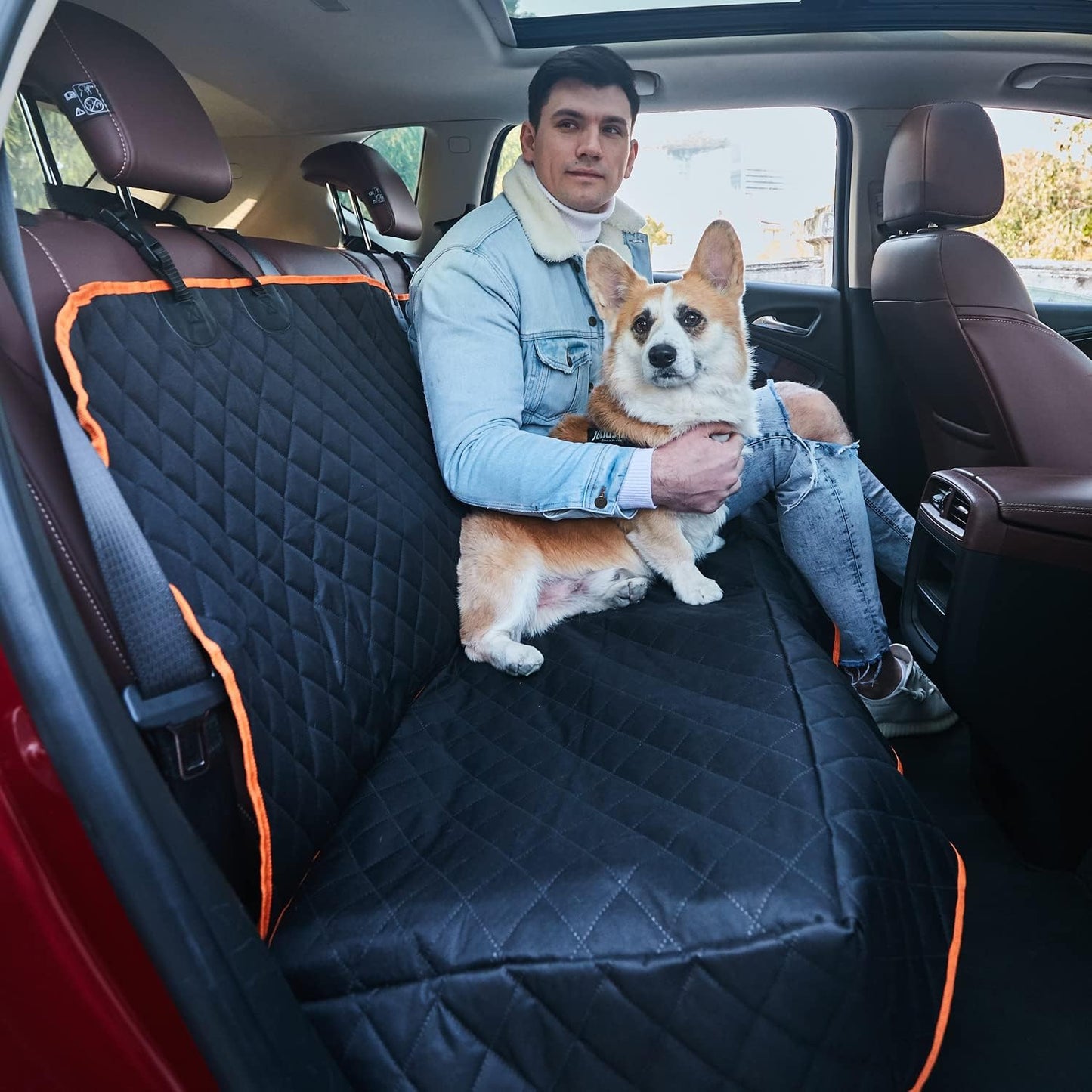 Dog Car Seat Covers Pet Car Seat for Back Seat Car Seat