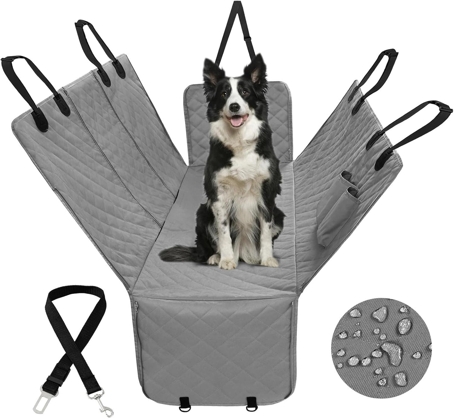 Dog Car Seat Cover for Back Seat, Dog Car Hammock with