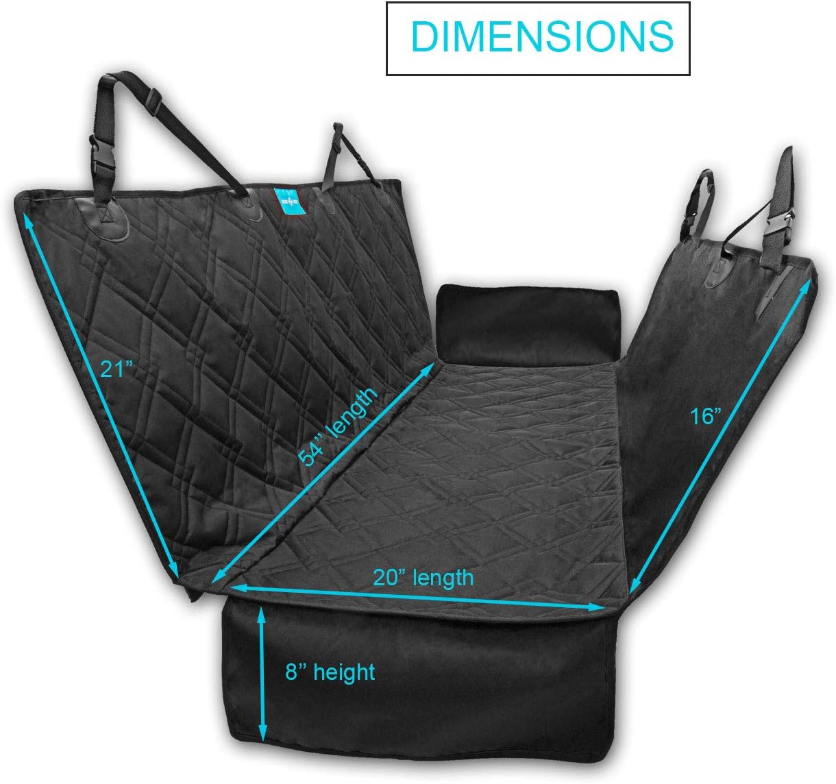 Hammock Backseat Protector Waterproof Scratchproof for Dogs