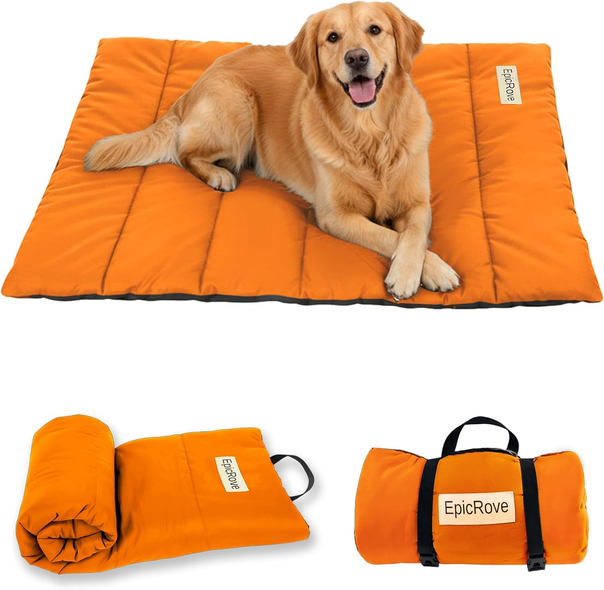 RovePad Trail Dog Bed Mat 43"x27" – Waterproof Non Slip