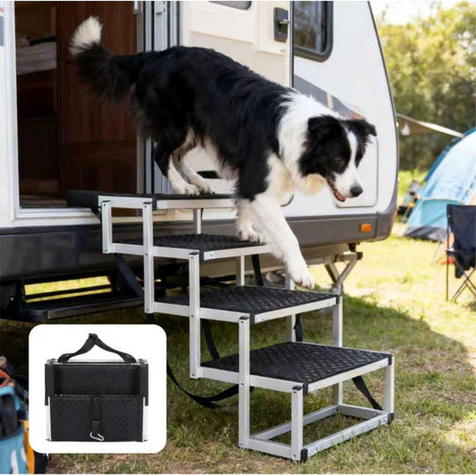Dog Stairs for Car,Portable Pet Stairs for Large/Small Dogs