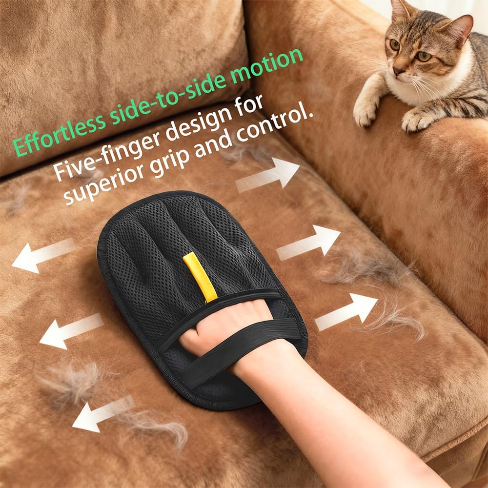 Pet Hair Removal Glove - Upgraded 10mm Thickened