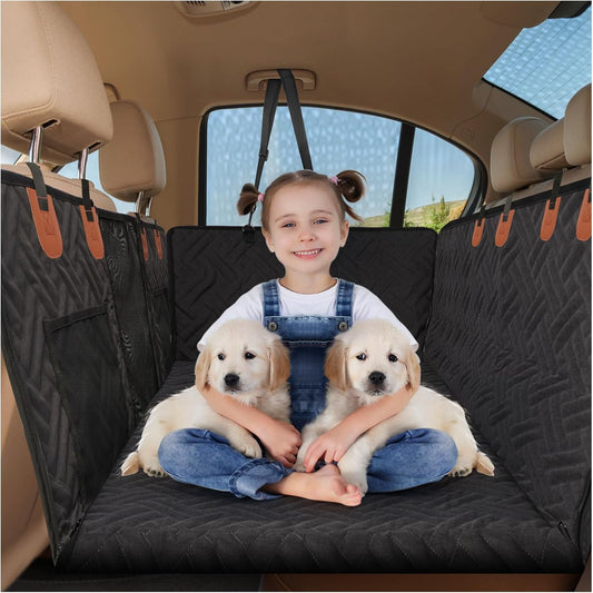 AULDEY Back Seat Extender for Dogs, Dog Car Seat Cover with