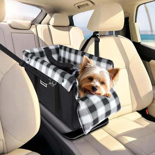 Center Console Dog Car Seat, Detachable and Washable Inner