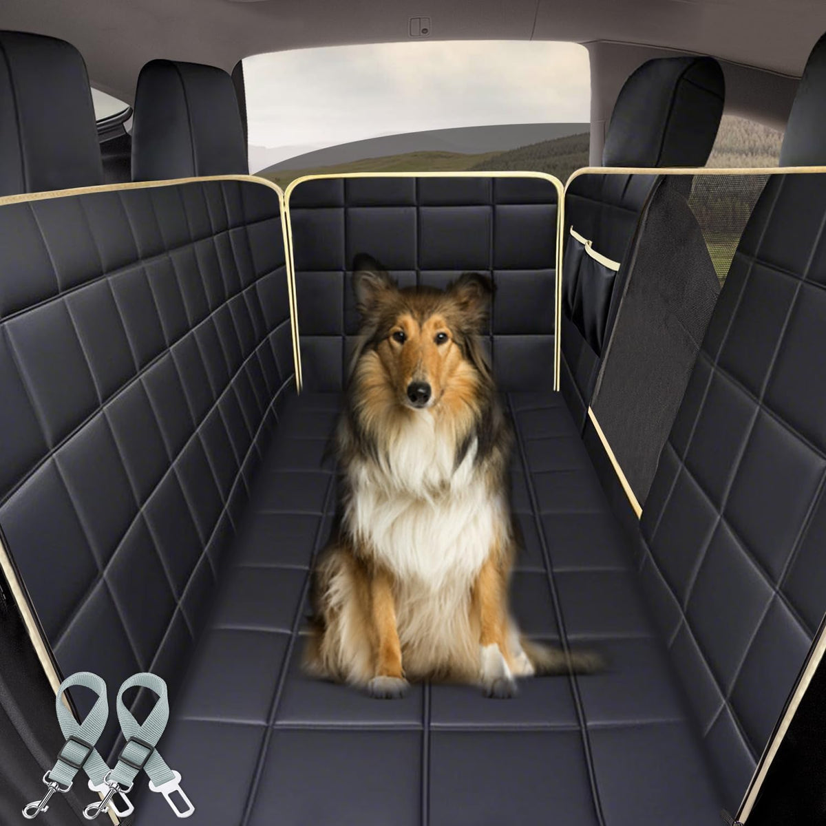 Dog Hammock for Car, Compatible with 2020-2026 Tesla Model