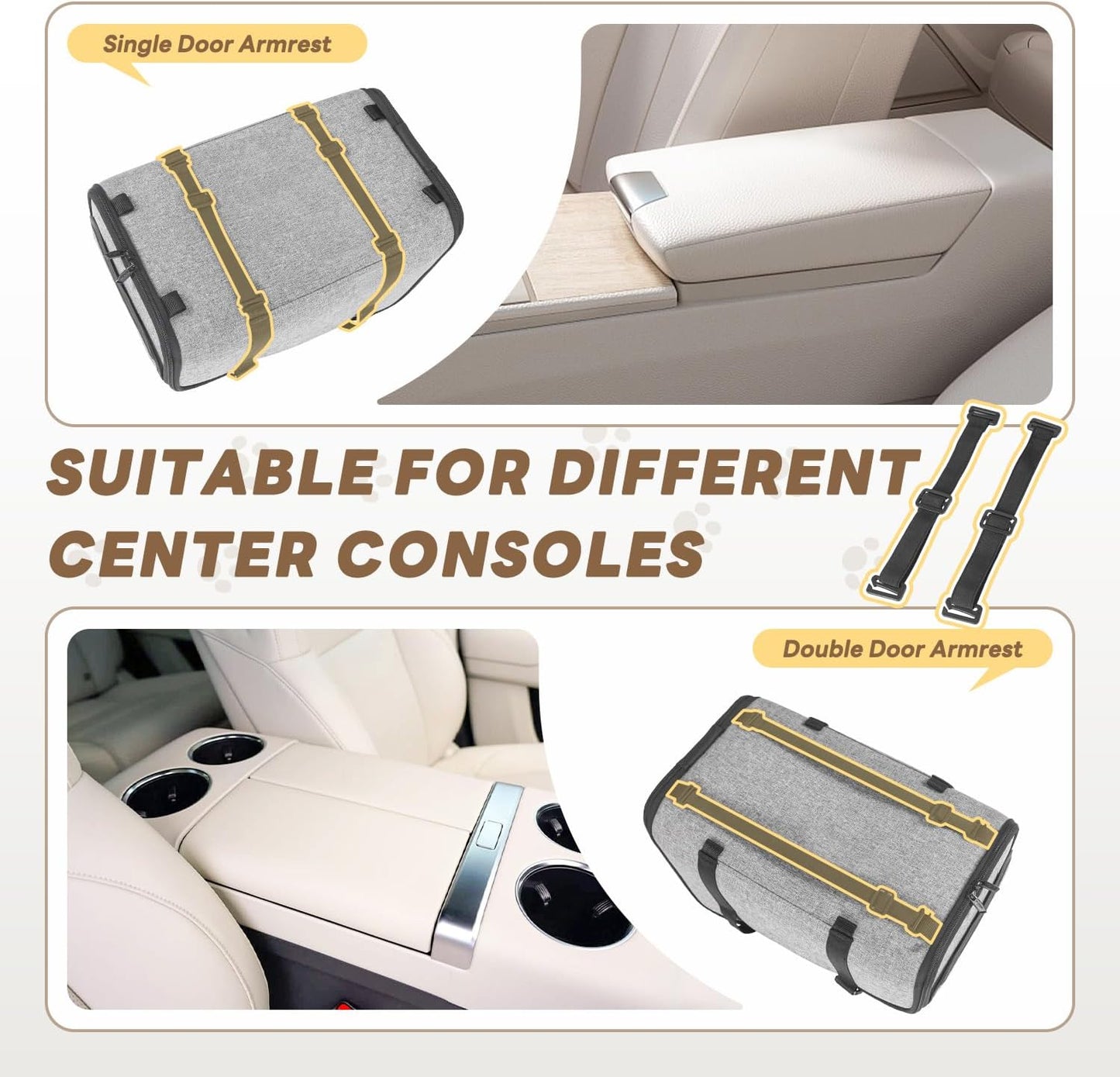Dog Car Seat Pets Center Console Portable Booster Seats