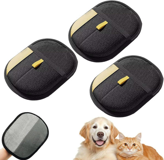 Pet Hair Remover Glove, Pet Double-Sided Grooming Gloves