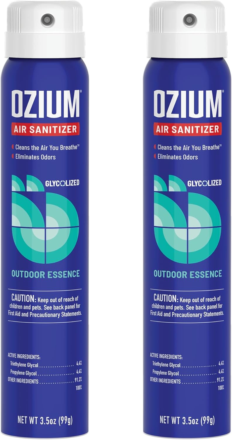 3.5 Oz. Air Sanitizer & Odor Eliminator for Homes, Cars