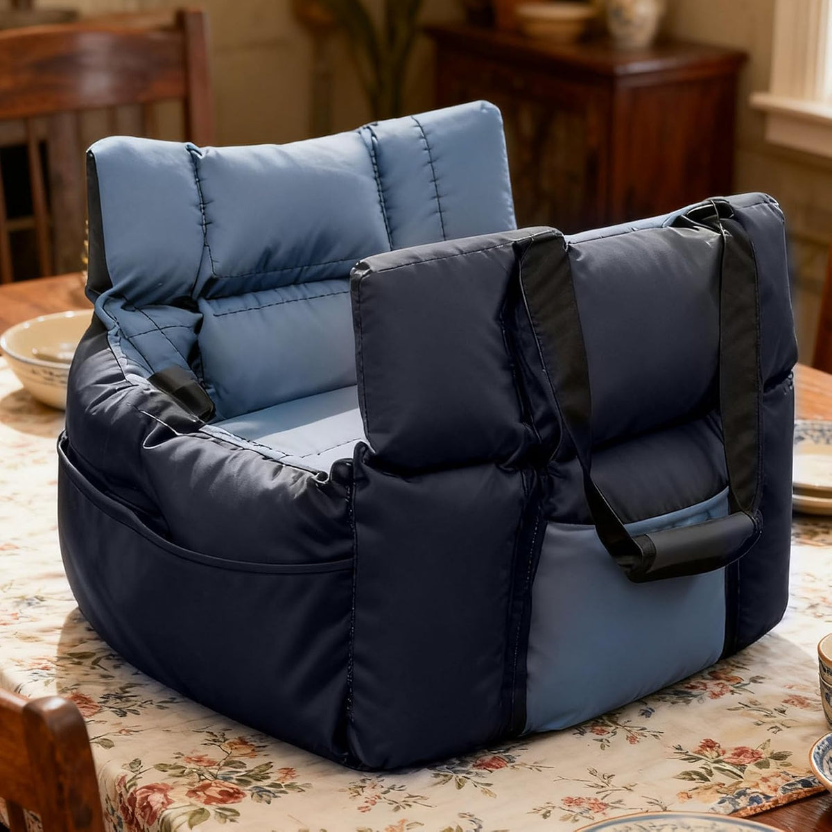 Dog Car Seat, Portable Travel Pet Car Seat Bed with