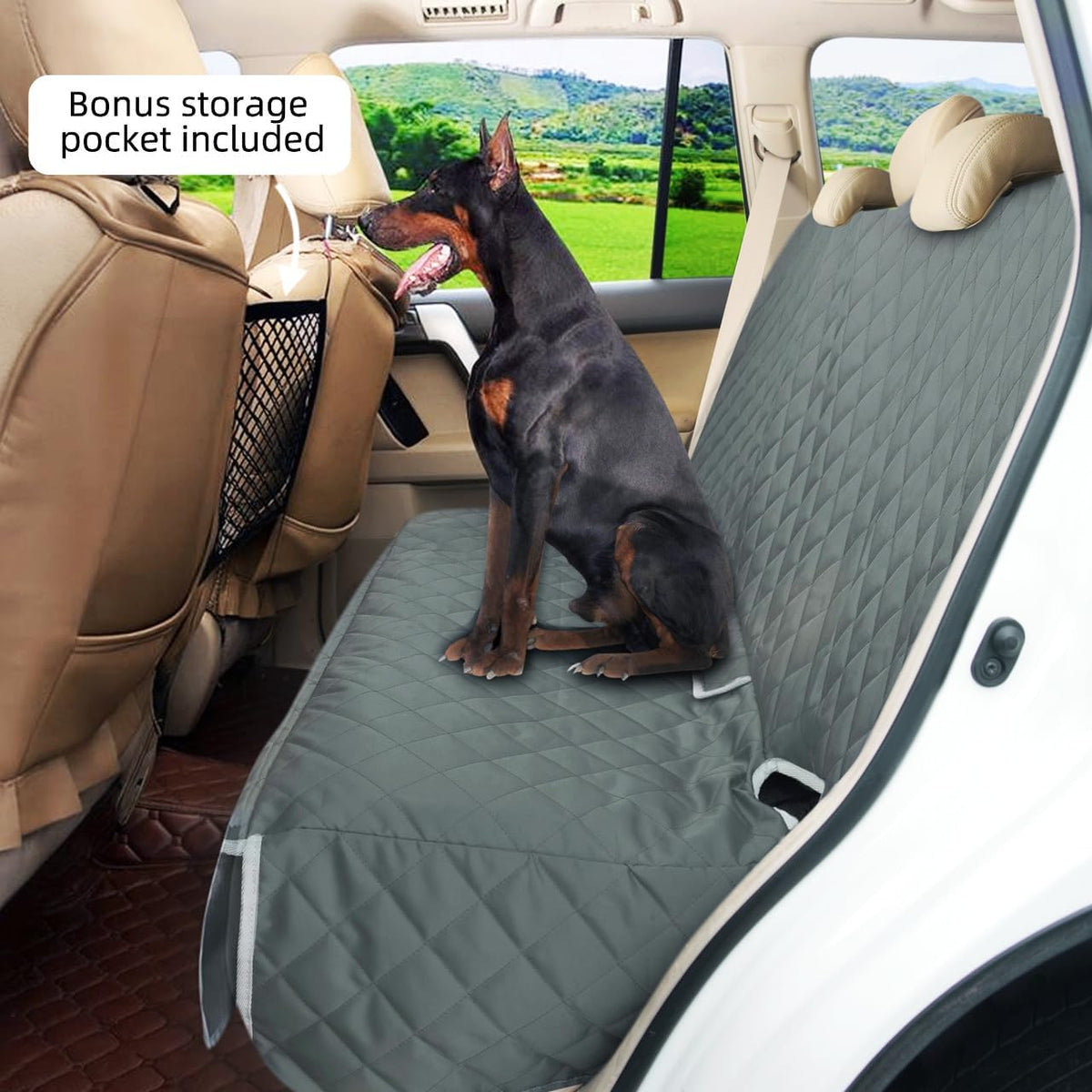 Dog Seat Cover for Back Seat More Durable Waterproof