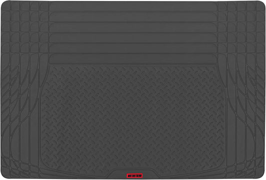 Motor Trend FlexTough SUV Cargo Liner & Car Trunk Mat - Universal Trim-To-Fit All Weather Cargo Mats for Back of SUV - SUV Trunk Mat & Trunk Liner Floor Mat Cargo Cover - Trunk Cover 47.5"in x 32.2"in