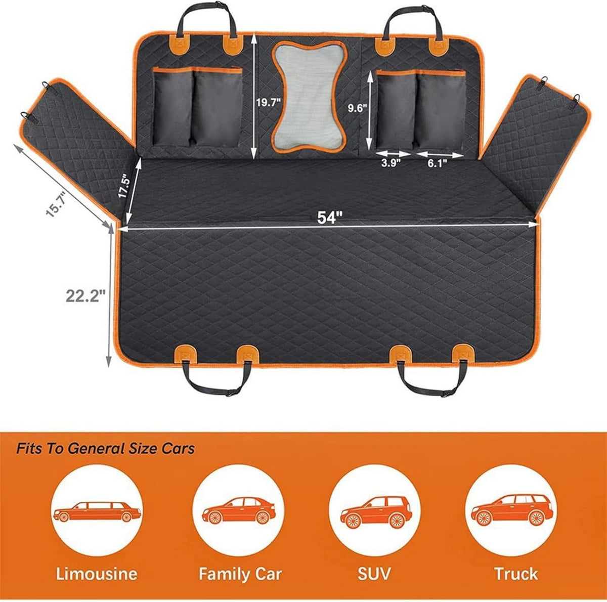 Car Seat Protector for Dogs for BMW X5 X5M E53 E70 F15 G05