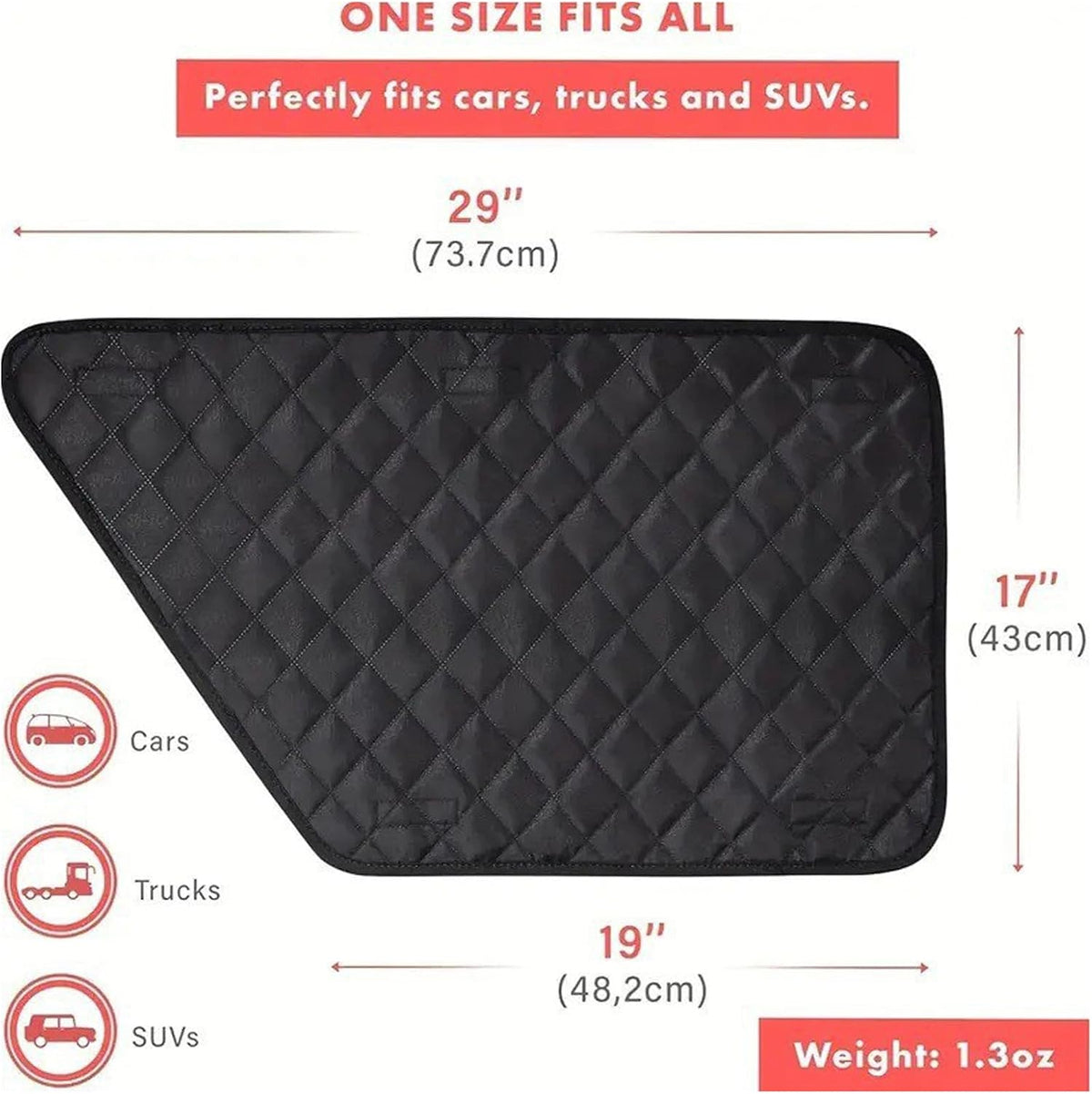 2Pcs Vehicle Door Guards for Quick Setups Protects Interior