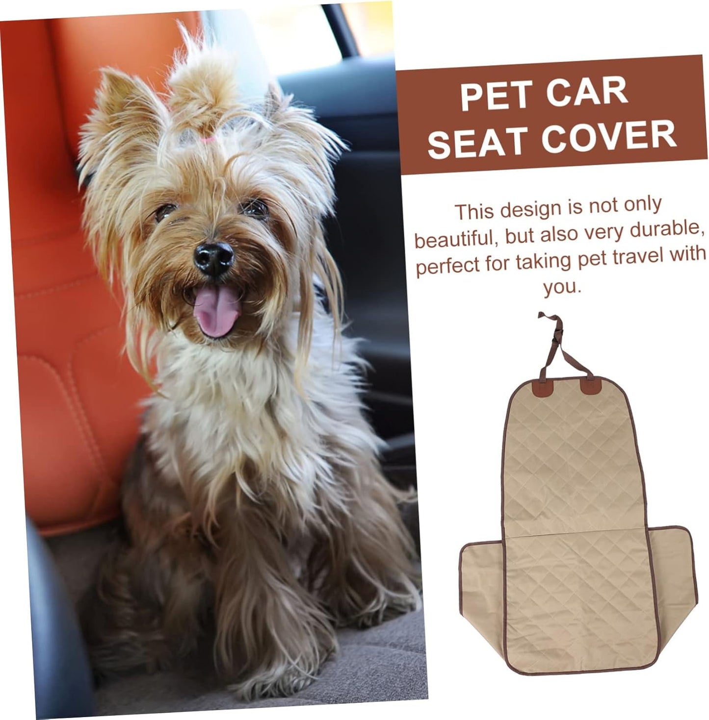 Waterproof Dog Car Seat Cover Sturdy PET Front Seat