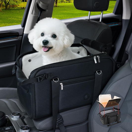 10-18lbs Large Console Dog Car Seat Fits Truck & SUV