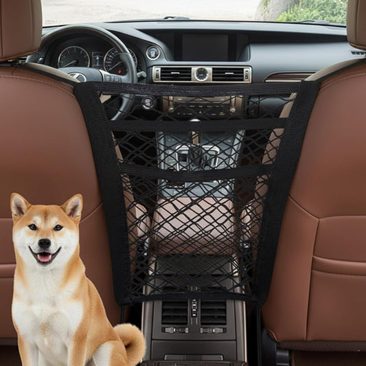 Dog Car Barrier, 3-Layer 4-Side Mesh Pet Divider Dog