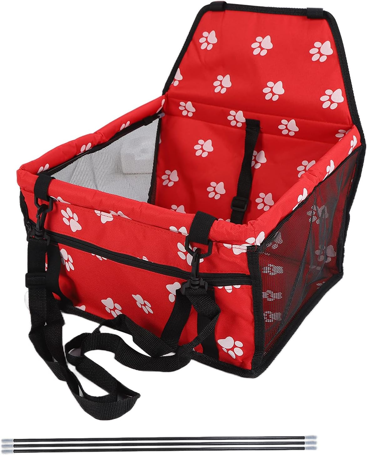 Bear Pattern Pet Carrier Cage, Washable Pet Car Travel