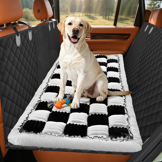 Backseat Dog Bed Mat for Car: 23.6" x 52" Non-Slip Dog Bed