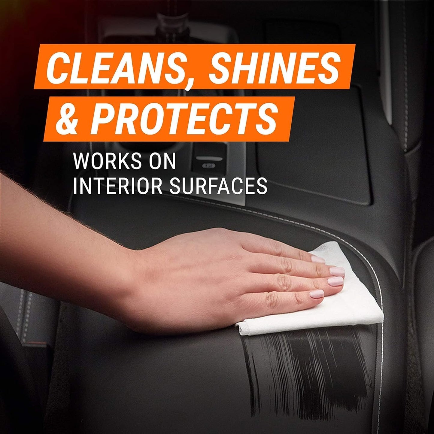 Car Interior Cleaner Protectant Wipes - Cleaning for Cars &