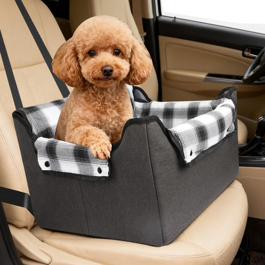Dog Car Seats for Small Dogs,Foldable Pet Front Seat Dog