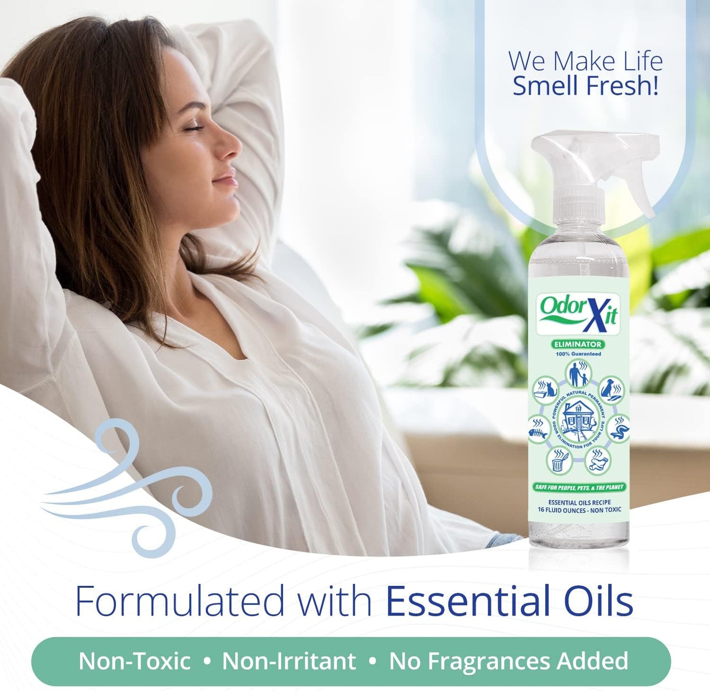 Pet Urine Odor Eliminator Spray, Ideal for Cat, Dog Poo and