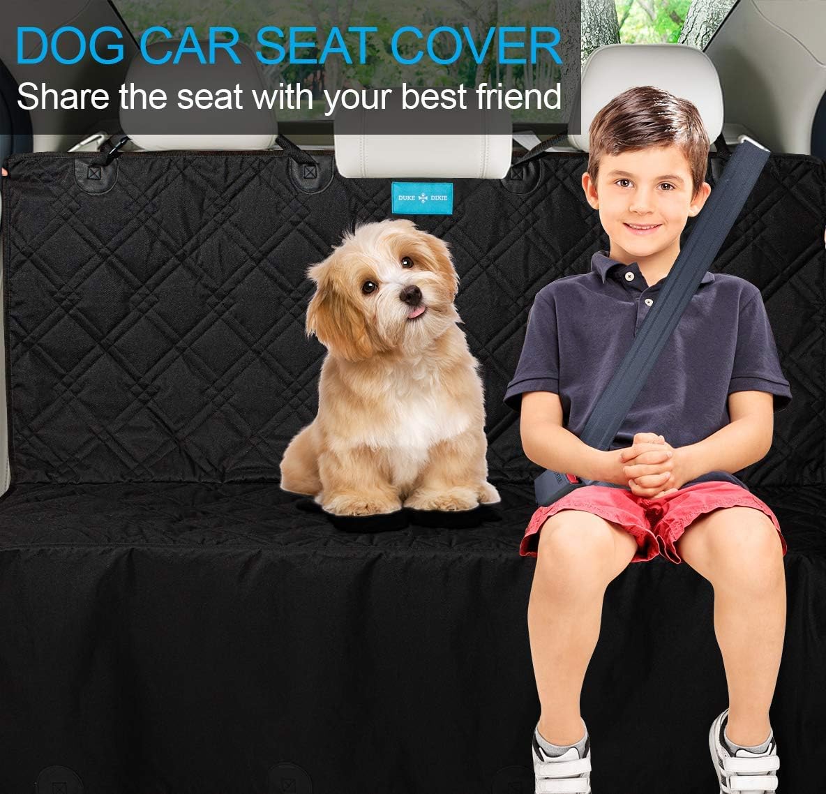 Hammock Backseat Protector Waterproof Scratchproof for Dogs