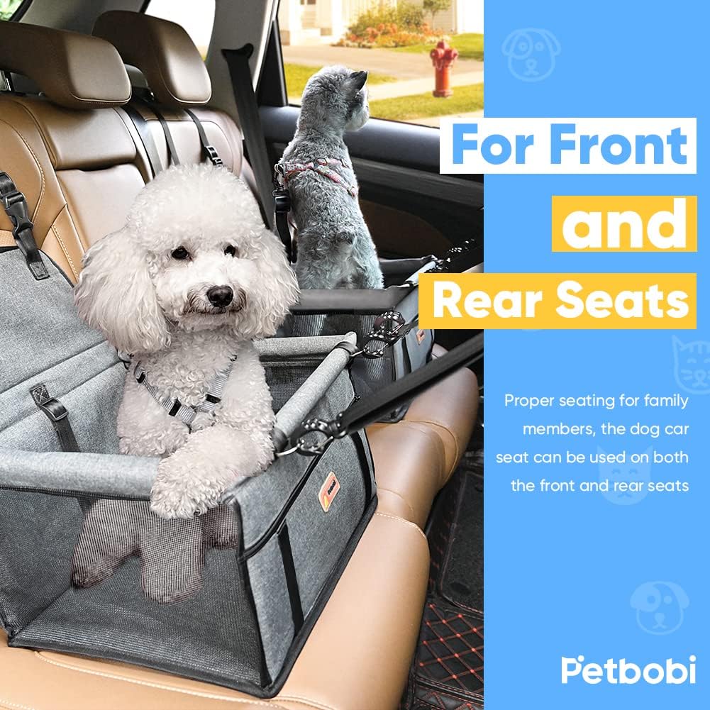 Pet Reinforce Car Booster Seat for Dog Portable and