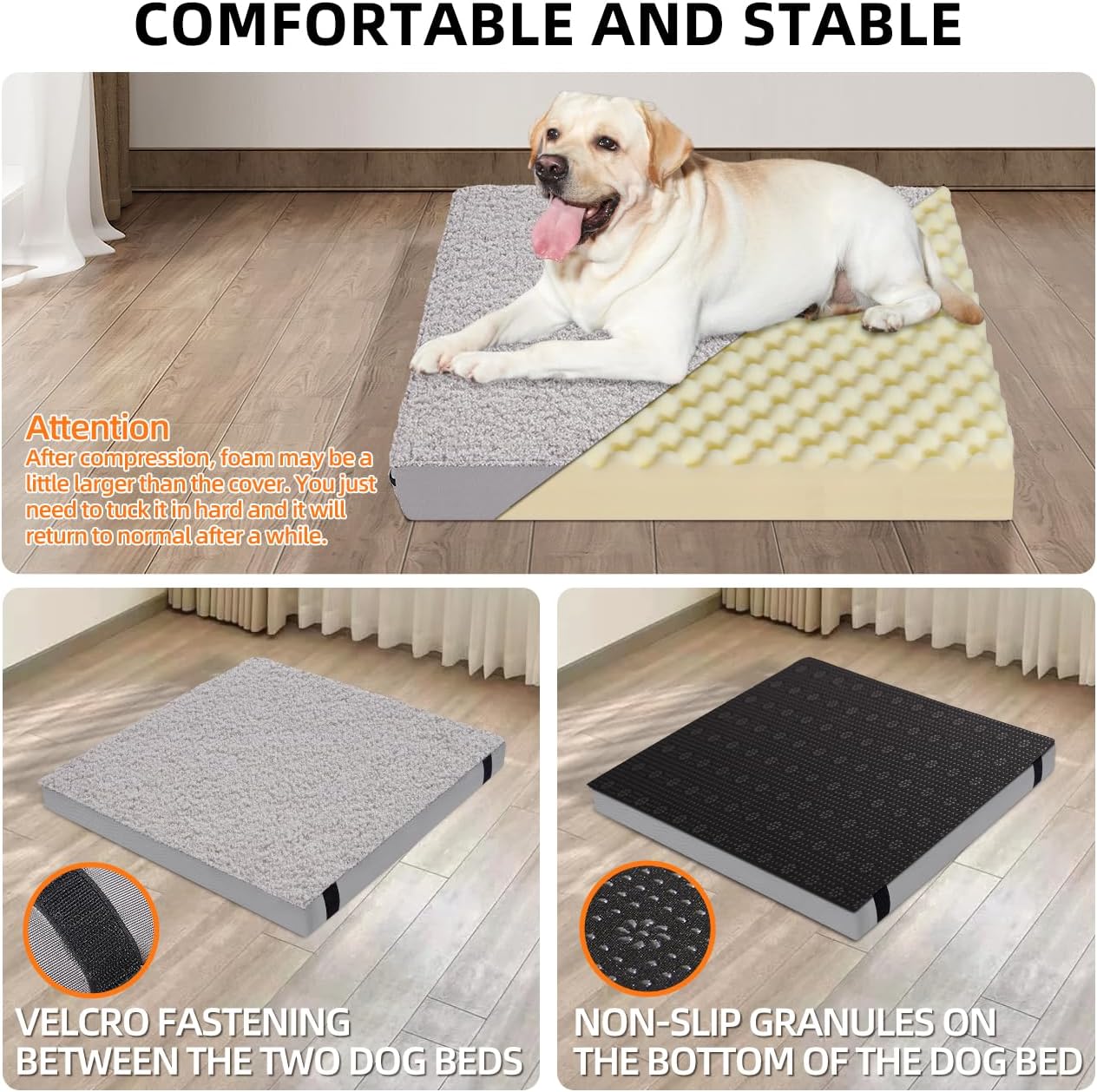 Dog Bed for Car Back Seat Extender,Waterproof Large Dog Mat