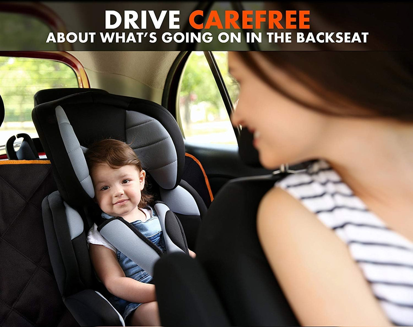 Dog Car Seat Cover for Back Seat for XL Cars, SUVs & Trucks