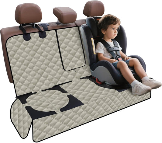 Dog Car Seat Cover for Back Seat, Heavy Duty Nonslip Car