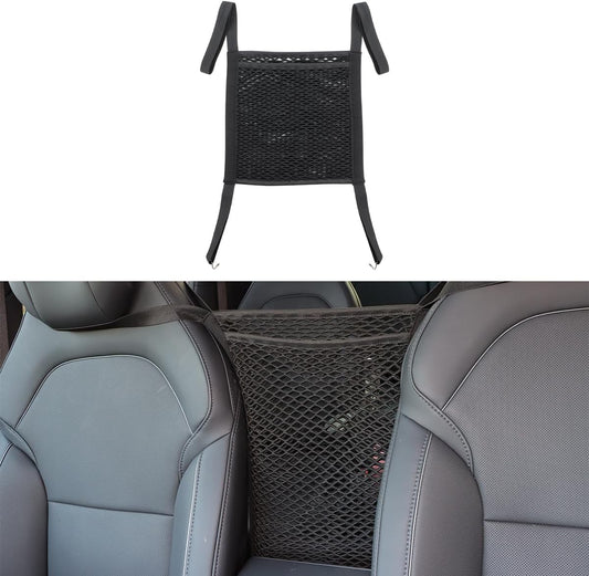 Car Mesh Organizer Car Barrier for Dogs Console Storage Net