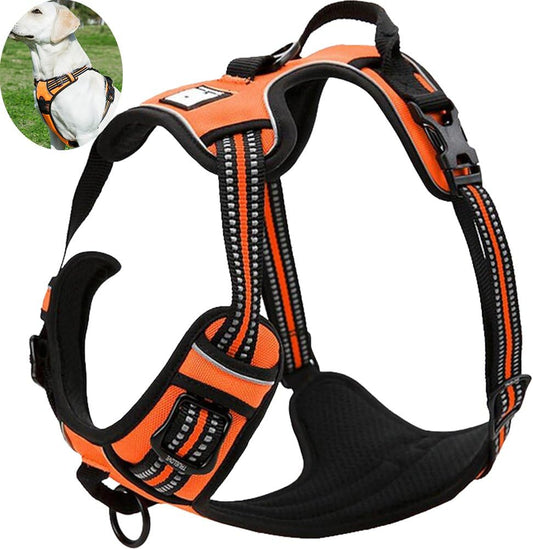 ® New No Pull Dog Harness Outdoor Adventure Reflective