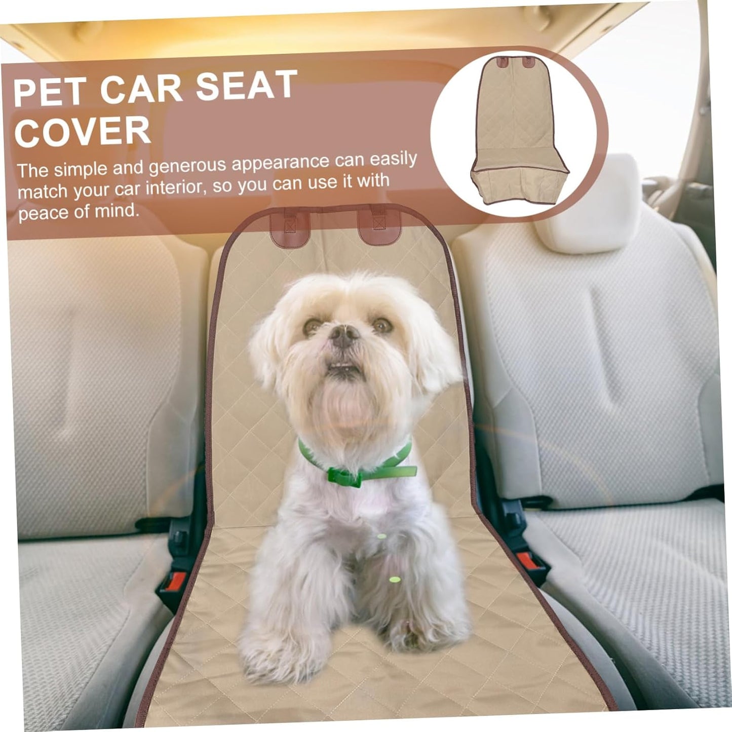 Waterproof Dog Car Seat Cover Sturdy PET Front Seat