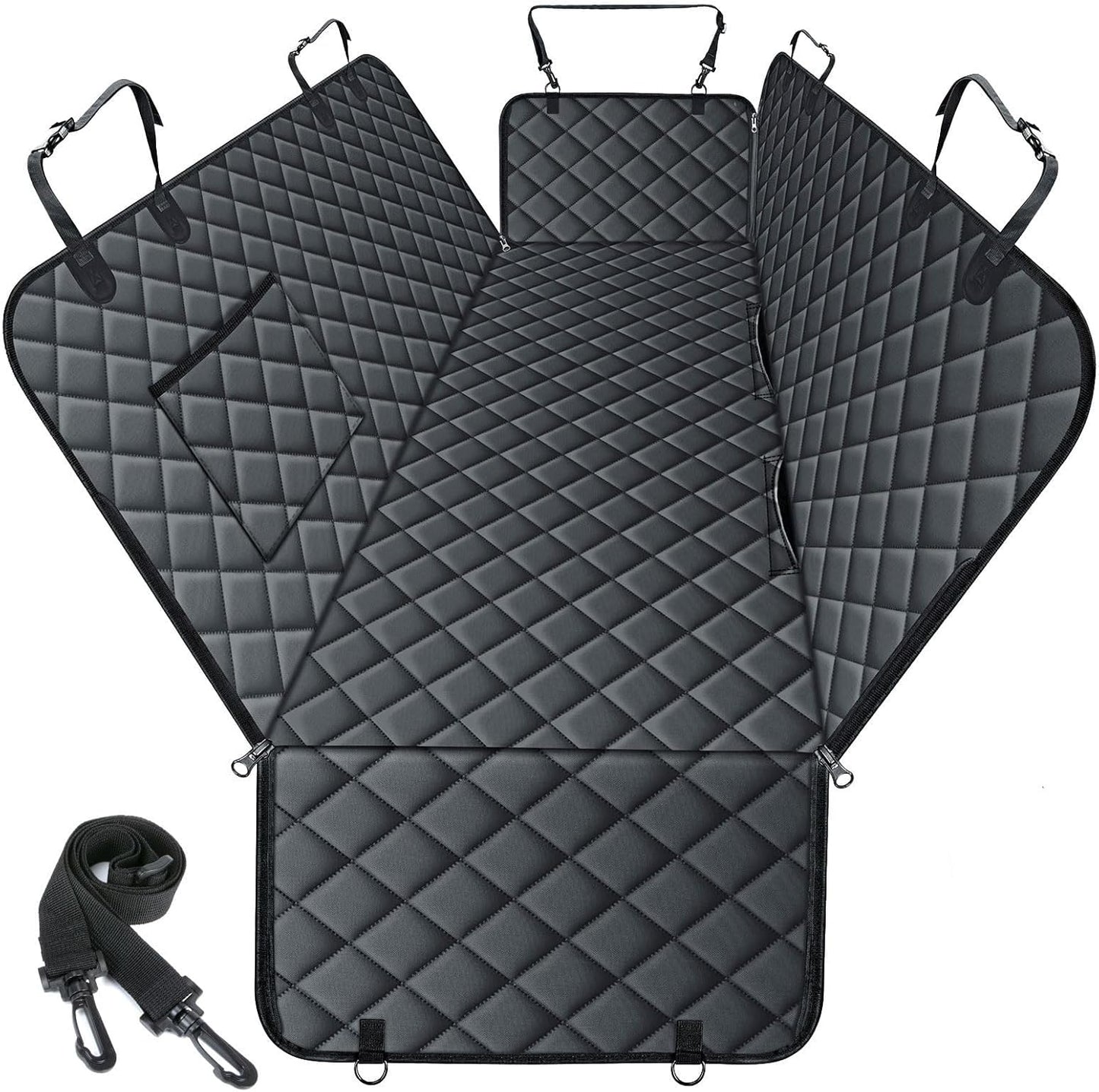 Waterproof Dog Car Seat Cover for Back Seat - Durable, Pet