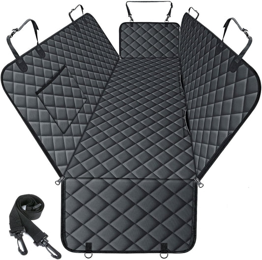 Waterproof Dog Car Seat Cover for Back Seat - Durable, Pet