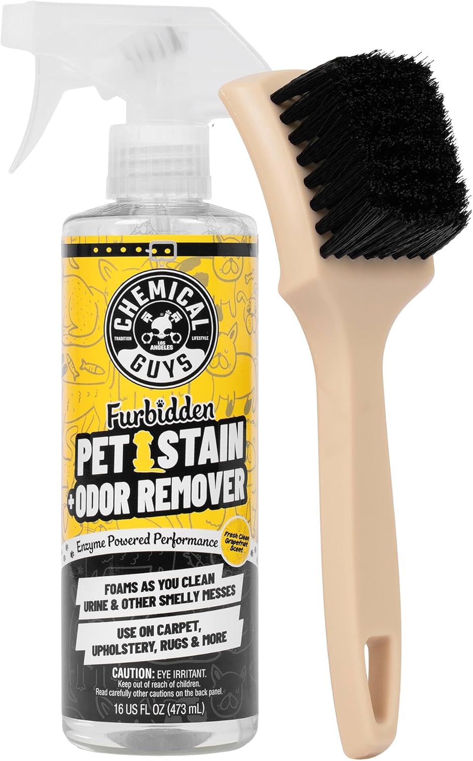 Pet Mess Cleaning Kit, Furbidden Odor Eliminator 16 oz with