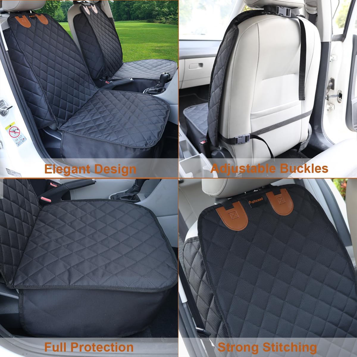 Front Seat Cover for Dogs 2PK Car Seat Covers Front Seats