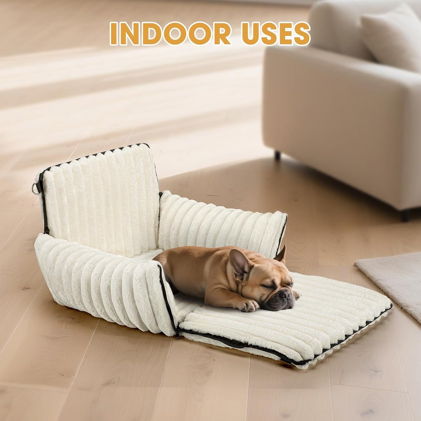 6-in-1 Dog Car Seat for Small/Medium Dogs up to 25 lbs