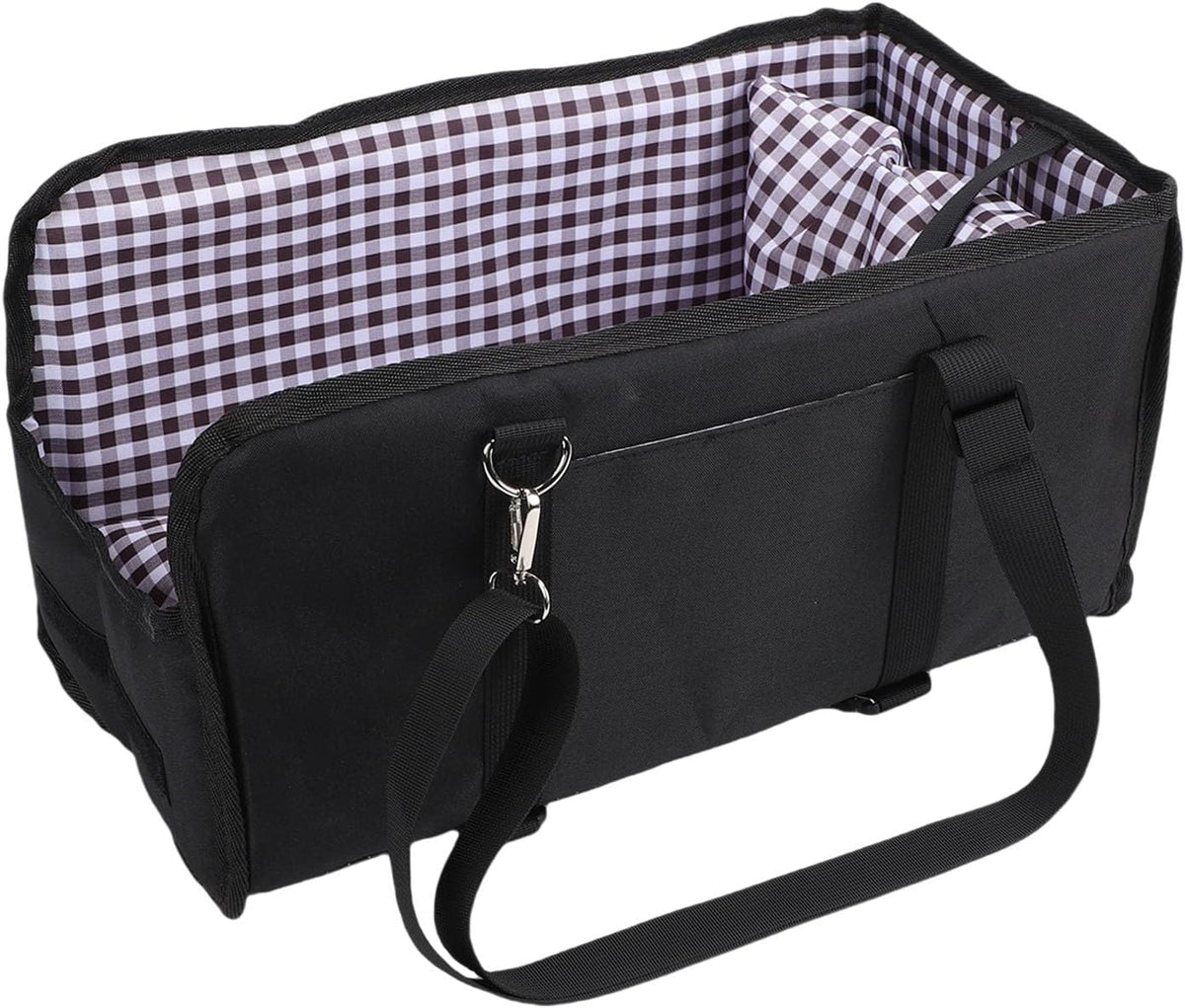 Dog Car Seat for Small Dogs, Portable Center Console Pet