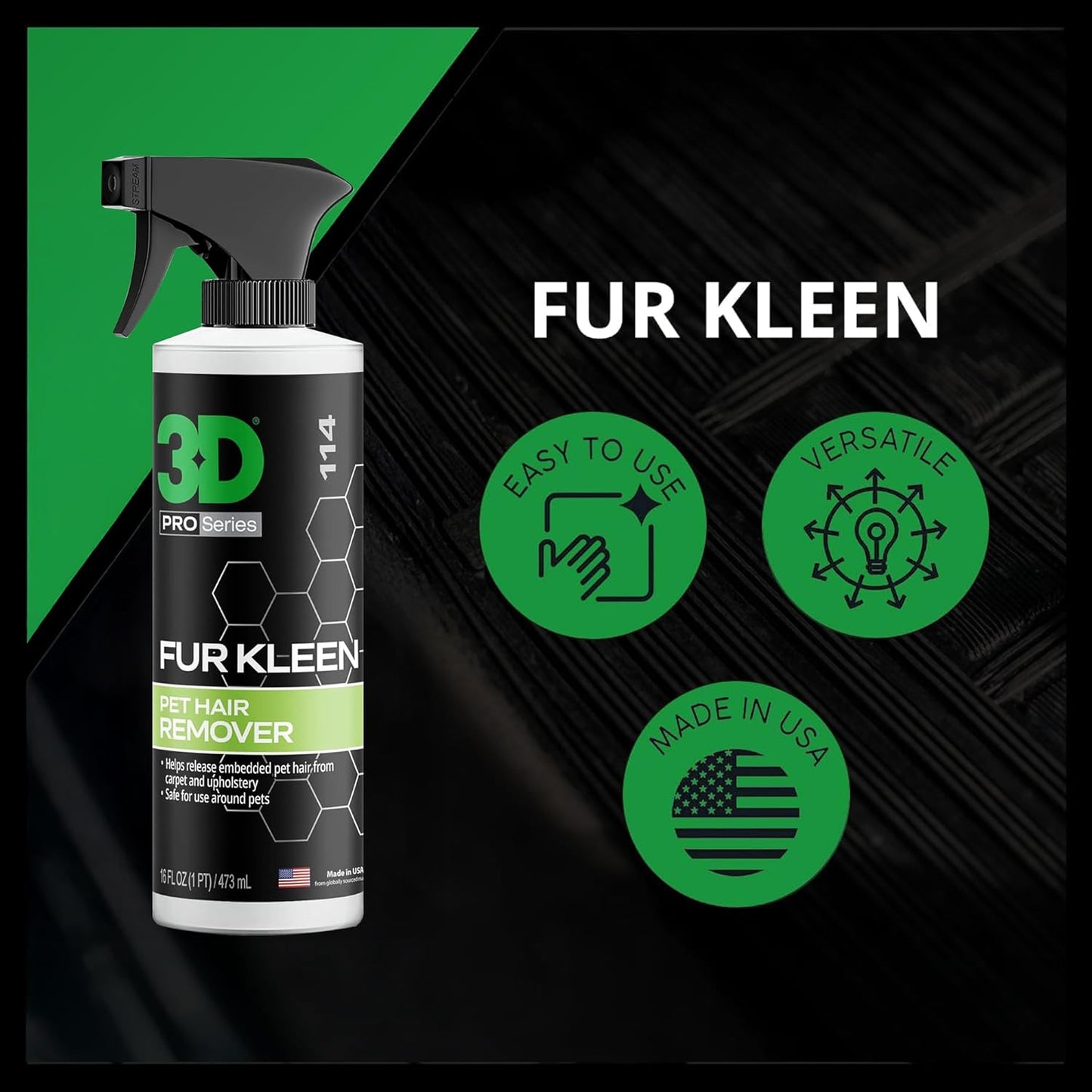 Fur Kleen - Pet Hair Remover & Cleaner
