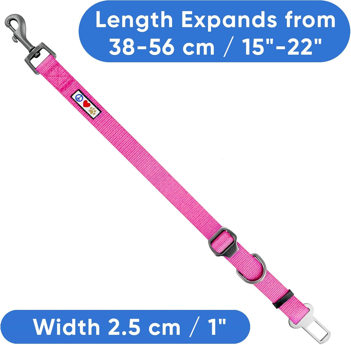 Dog Seat Belt | Pet Safety Seat Belt with Adjustable Strap