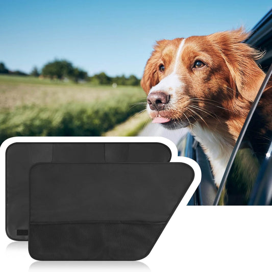 2PCS Car Door Protector for Dogs,Waterproof, Anti-Scratch