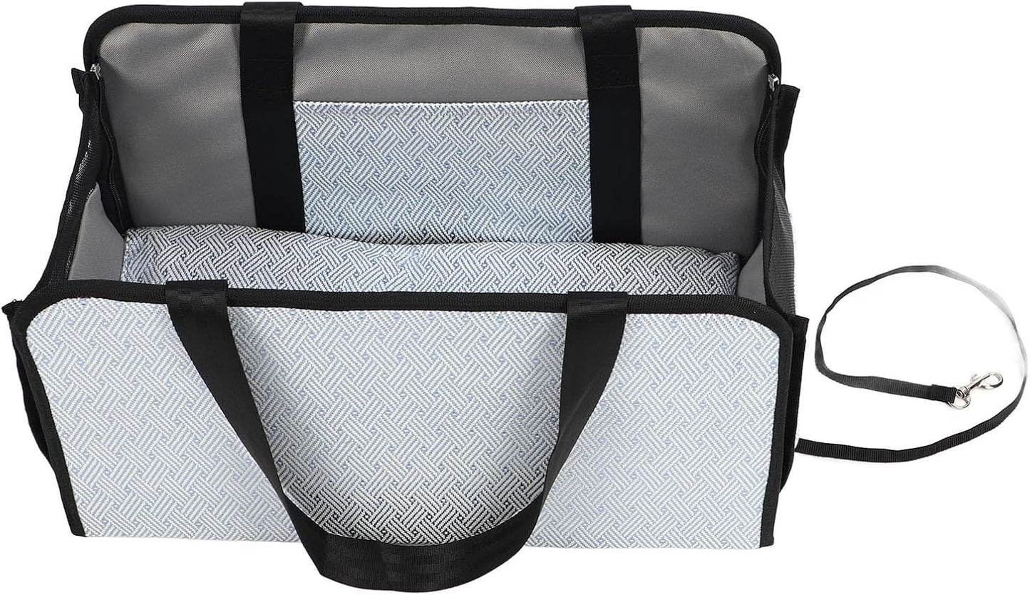 Center Console Dog Car Seat, Washable Foldable Adjustable