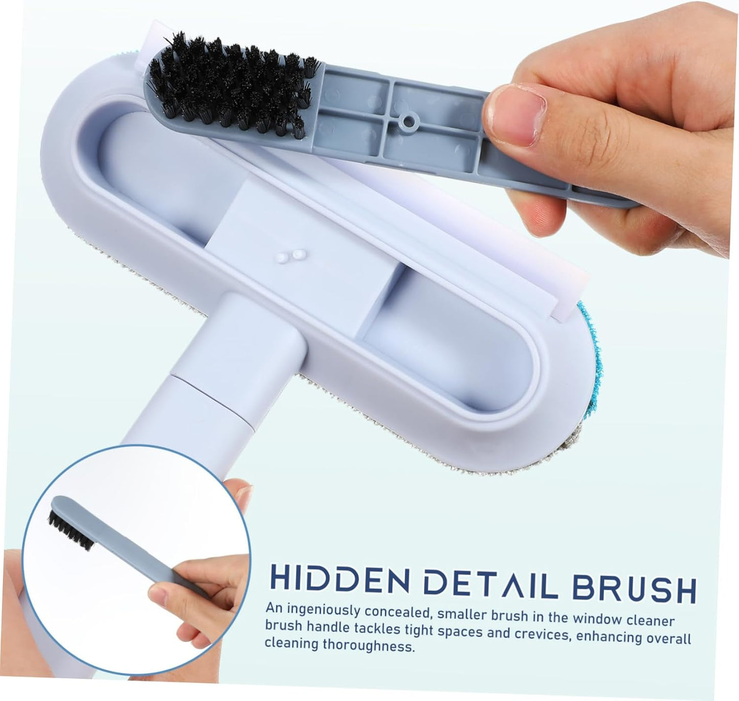 Dual Purpose Pet Hair Remover Brush Window Screen Mesh