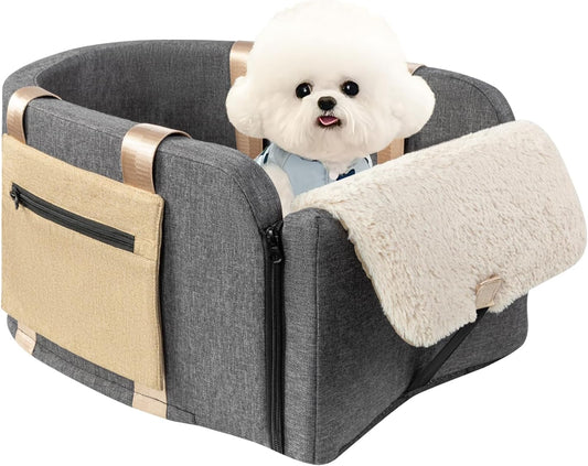 Large Console Dog Car Seat - Truck Dog Booster Seats for