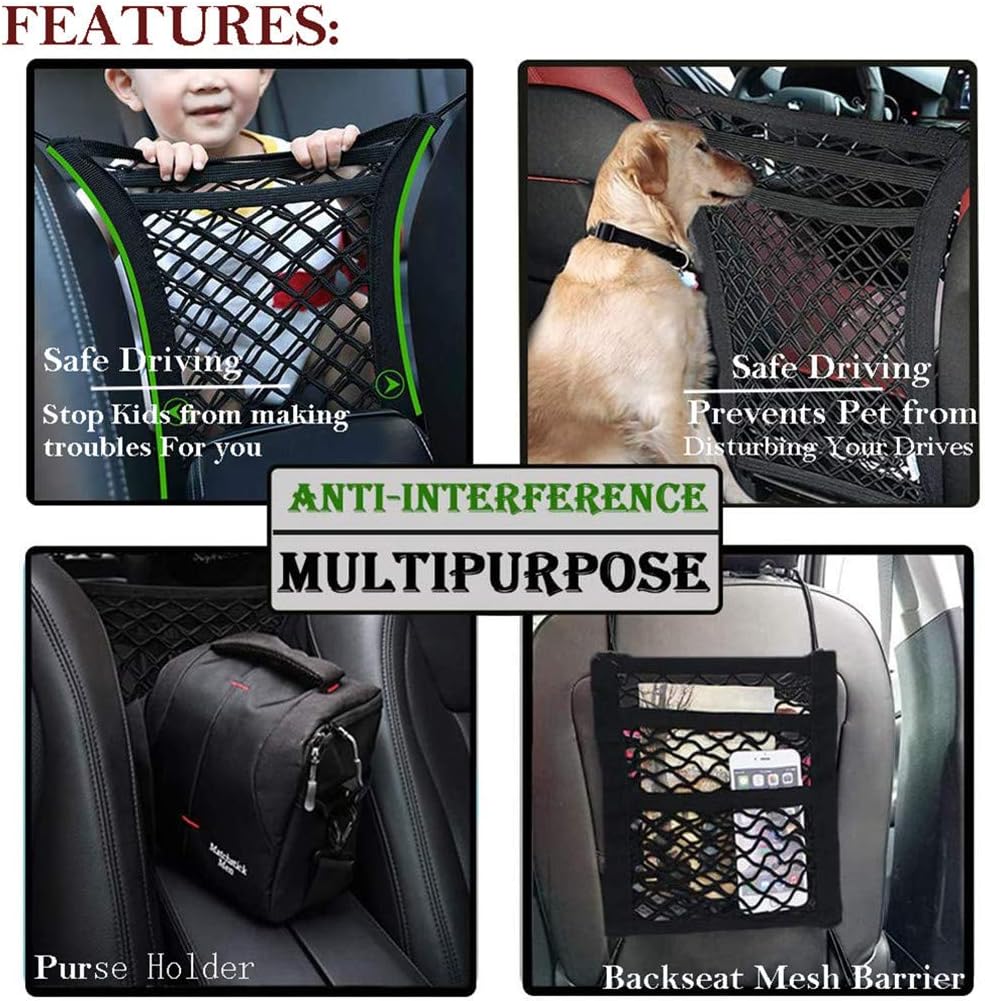 Pet Barrier Dog Car Net Barrier with Auto Safety Mesh